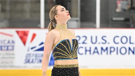 Warne Jacobsen Thrives Balancing Both College And Skating Us Figure