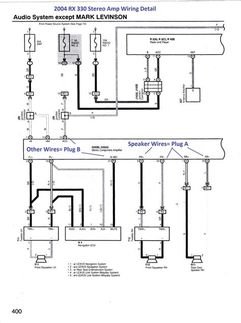 Lexus Rx330 Stereo Wiring Diagram Wiring Diagram