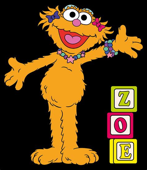 Sesame Street Zoe Saldana