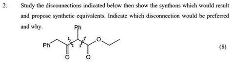 Solved Study The Disconnections Indicated Below Then Show The