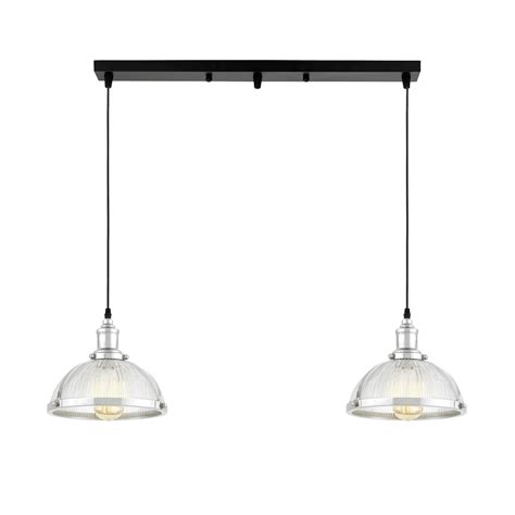 Podw Jna Lampa Wisz Ca Loft Chromowana Brico W Lumina Deco