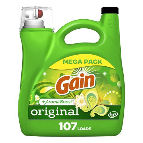 Gain Aroma Boost Liquid Laundry Detergent Original Scent 107 Loads