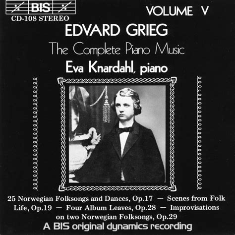 Bis Records Grieg Complete Piano Music Vol