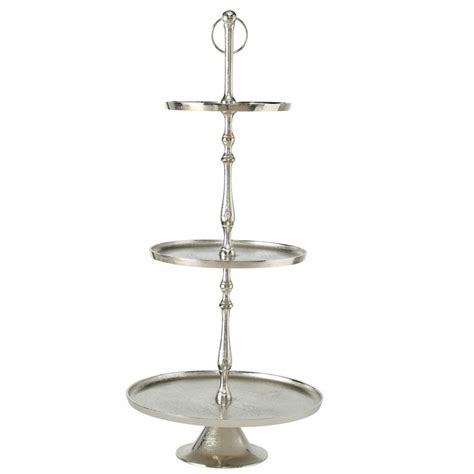 Boltze Etagere KINKY Höhe 90 cm silber Wohnen Sparen GmbH