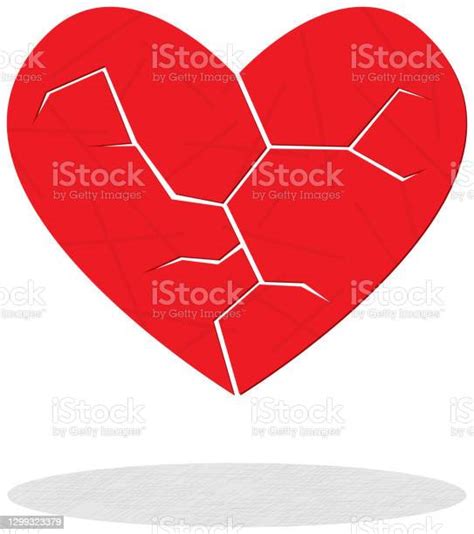 Broken Heart Stock Illustration Download Image Now Broken Heart Concepts Cracked Istock