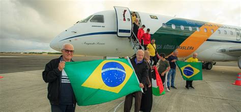 Operação Voltando em Paz aeronave brasileiros repatriados da