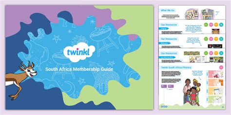 FREE Membership Guide South Africa Twinkl Membership Options