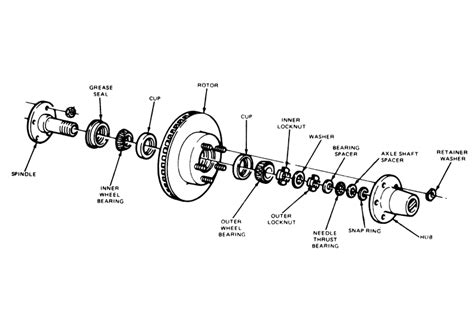 10 Bolt Ford Dana 55 Manual Locking Hub Diagram