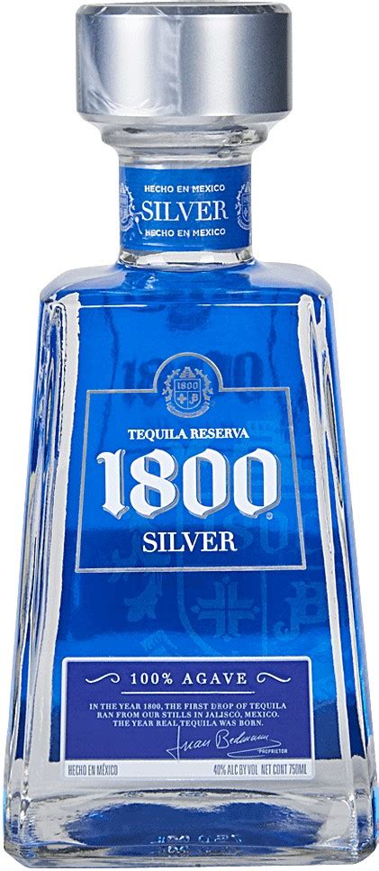 1800 Silver Tequila Tequila Delivered Storka