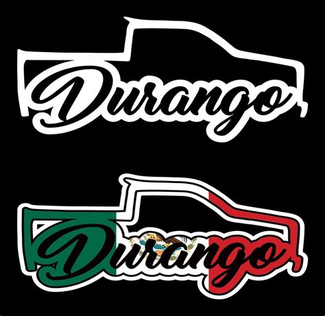 Durango Decal Trokita Decal Car Window Dgo Vinyl Sticker Mexico