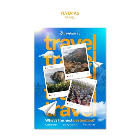 Premium Psd Travel Template Design