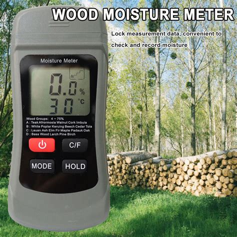 Wood Moisture Meter Digital Wood Humidity Tester For Bamboo Paper