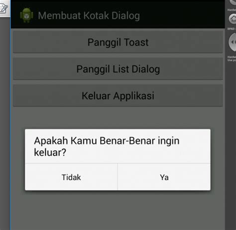 Tutorial Android 8 Cara Membuat Kotak Dialog Kapalomen