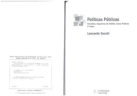 Políticas Públicas Conceitos Esquemas De Análise Casos Práticos