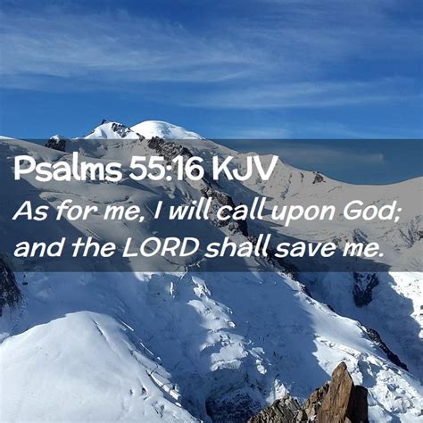 Psalms 55 16 Kjv Bible Verse Images