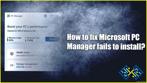 Formas De Arreglar La Imposibilidad De Instalar Microsoft Pc Manager En