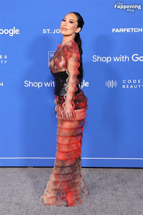 Christine Chiu Shows Off Her Sexy Tits At The Fashion Trust U S Awards