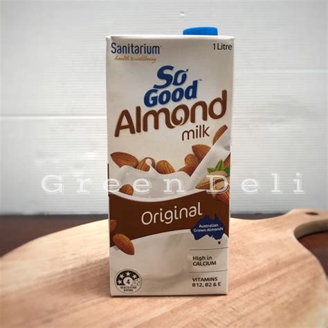 Jual Susu Almond Milk Sanitarium So Good Original 1 Liter Shopee