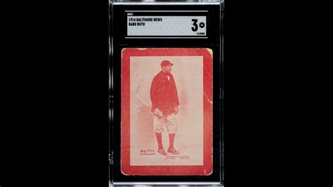 Rare Expensive Babe Ruth Rookie Card To Be Displayed At