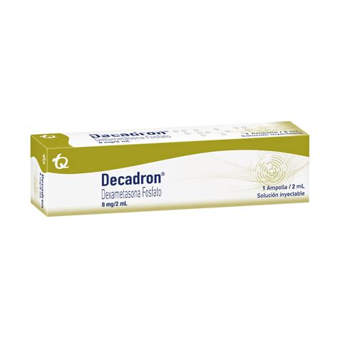 Decadron Ampolla 8 Mg Caja 1 X 2 Ml Farmacia Pasteur Medicamentos Y