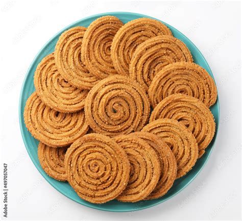 Traditional Indian Diwali Snacks Chakali Murukku Indian Traditional