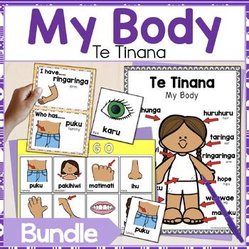 Te Reo Maori Te Tinana Activities Maori Language My Body Posters And