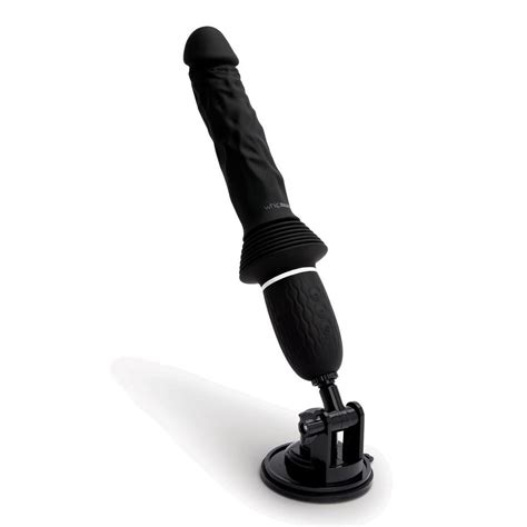 Whipsmart Remote Controlled Thrusting Cock With Suction Mount Black