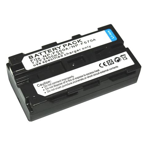 NP F550 NP F570 7 2v 2600mah Digital Camera Battery For Sony CCD RV100