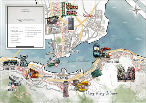 Map Series Elaines Hong Kong Travel Itinerary Page Common