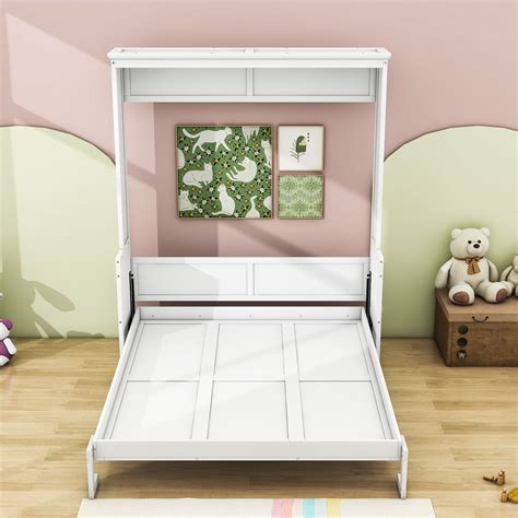 Wildon Home Aydrien Queen Storage Murphy Bed Wayfair