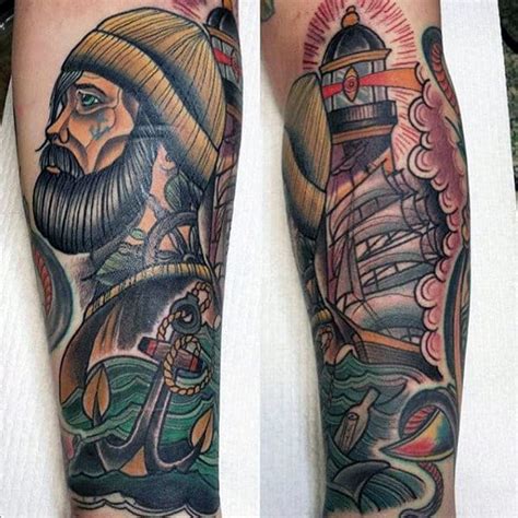 Top 75 Best Sailor Tattoos For Men Classic Nautical Designs Inknroll