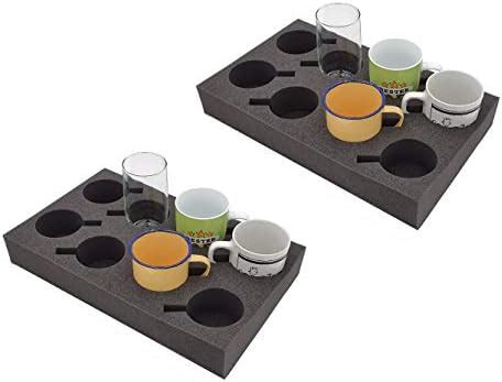 SCHAUMEX Porte Tasses Verres Gobelets En Mousse Pour Camping