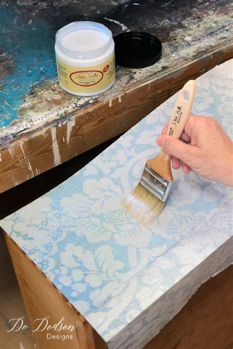 How To Decoupage Furniture Tutorial Do Dodson Designs