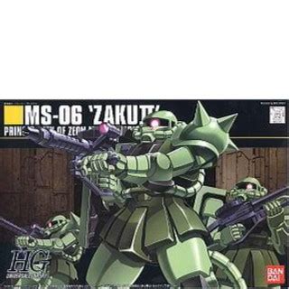 Gundam HGUC Model Kit Zaku II Mass Production Type Shopee Philippines