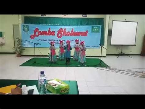 Juara Harapan1 Lomba Sholawat Se Jawa Timur TK Muslimat NU 19 Malang