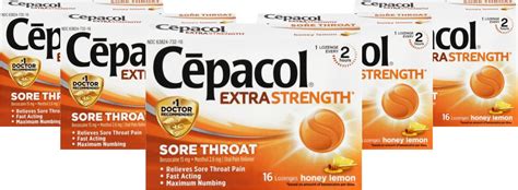 Amazon Cepacol Extra Strength Sore Throat Lozenges Powerful