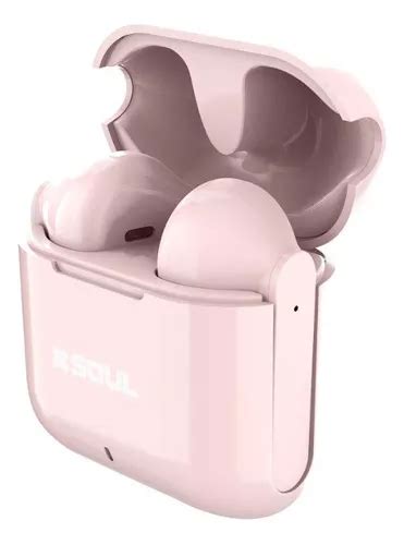 Auriculares Inalambricos Soul Tws Bluetooth C Microfono Color Rosa