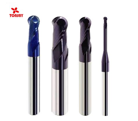 Hrc Degree Flutes Taiwan Solid Carbide Ball Nose End Mill Long