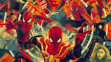 All The Spider Men Swing Into Matt Taylor S Spider Man No Way Home Poster From Mondo