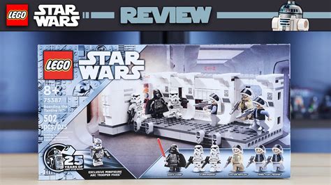 Lego Star Wars 25th Anniversary 75387 Boarding The Tantive Iv Review Youtube