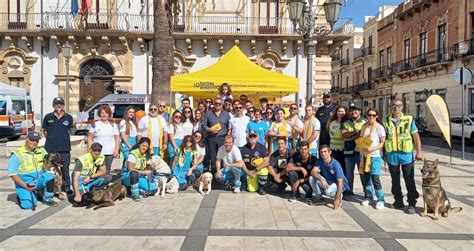 Augusta Io Non Rischio Volontari Misericordia In Piazza Per