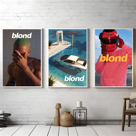 Frank Ocean Poster Blond Poster Set Of Album Poster Novacane