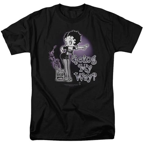 Betty Boop My Way Mens Regular Fit T Shirt Sons Of Gotham