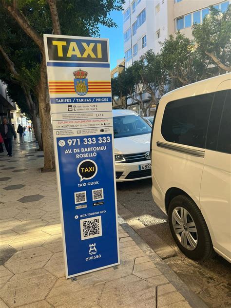 Ayuntamiento De Ibiza Actualiza Las Paradas De Taxi Con Nuevos Postes