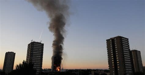 London Fire Photos From The Scene Of Grenfell Tower Time