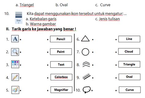 Bentuk Shapes Pada Aplikasi Paint