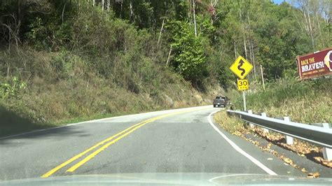 Driving Back Roads From Cherokee Nc Through Maggie Valley To