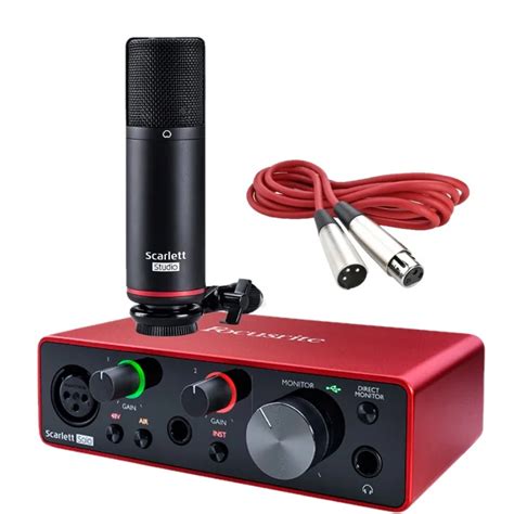 Focusrite Scarlett Solo Generaci N Interfaz De Audio Usb Tarjeta