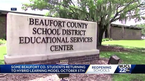 Beaufort County School District prepares for students to return to the ...