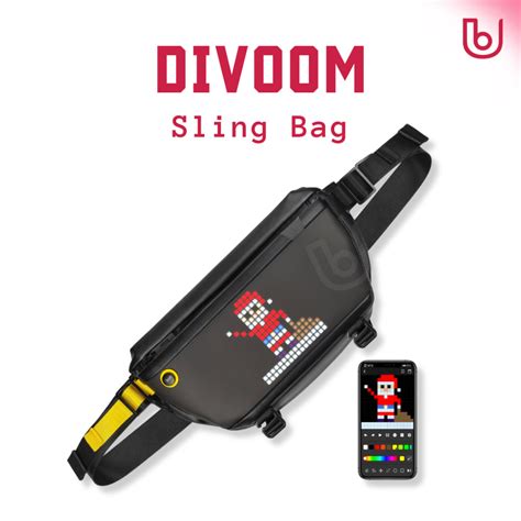 Ready Stock Divoom Pixoo Sling Bag Global Version Innovative Smart